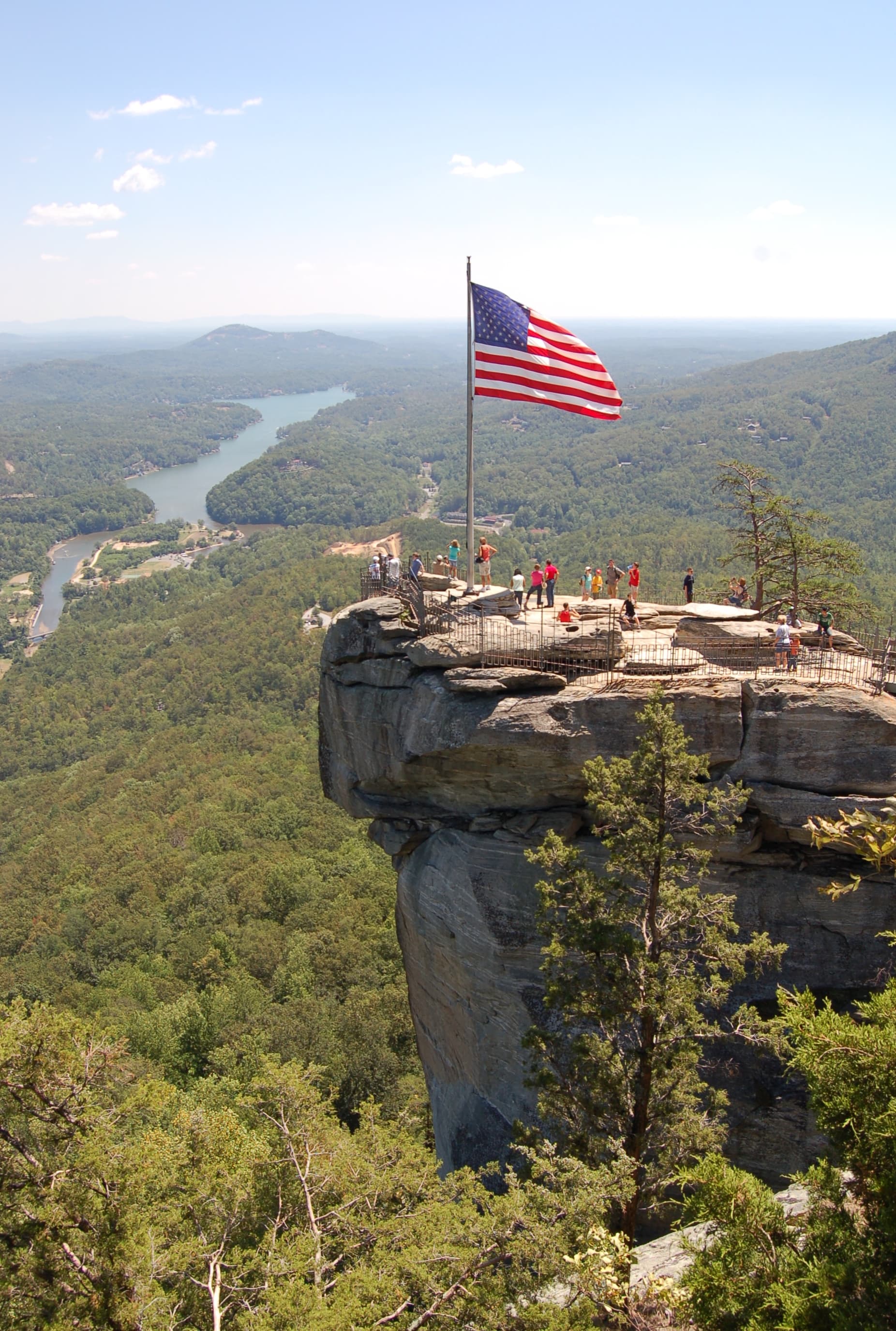 Bird Rock Falls — Chimney_Rock_State_Park-20080811.jpeg
