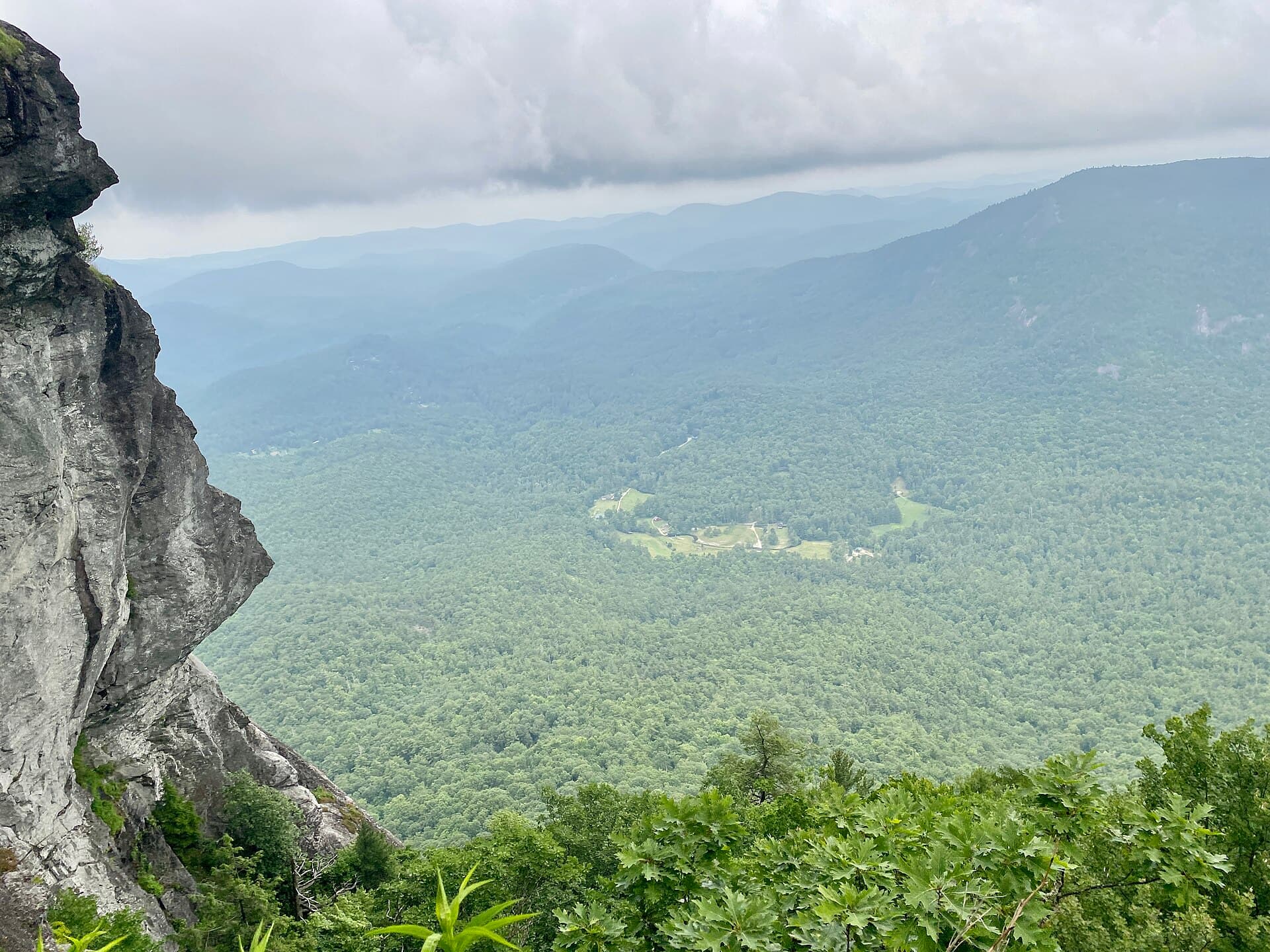 Whiteside Mountain — View from Whiteside Mountain Trail, Whiteside Mountain, Highlands, NC - 53043583197.jpg